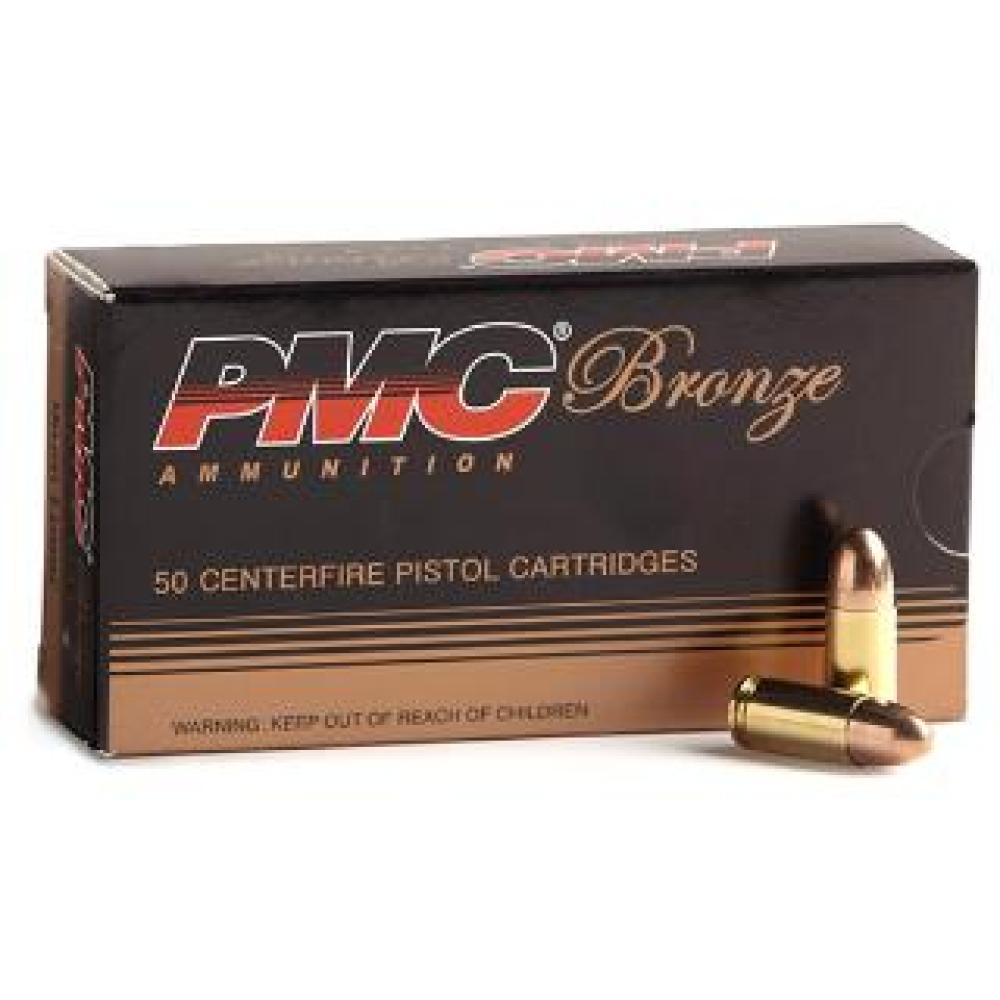 PMC Bronze Brass 9mm 115 Grain 50-Rounds FMJ