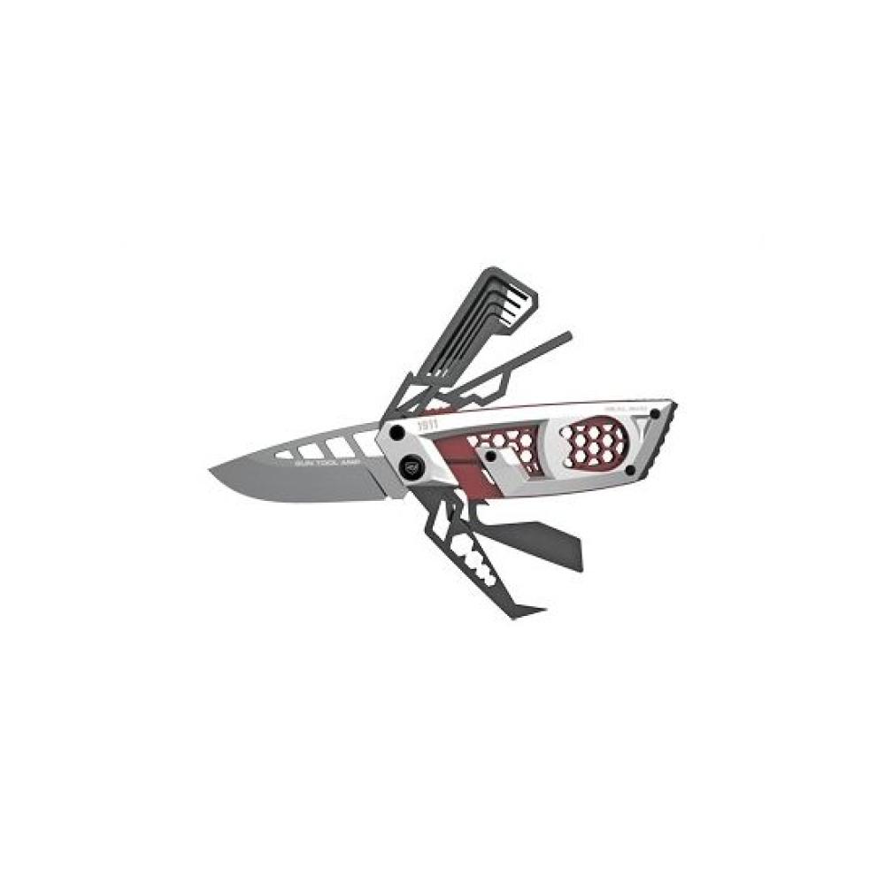 Real Avid AVGTAMP1911 Gun Tool Amp-1911 Black/Silver Stainless Steel Folding Multi-tool for 1911