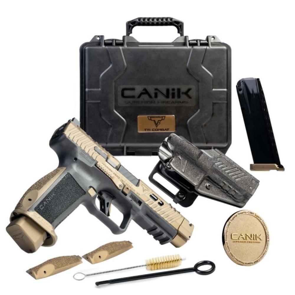 Canik TTI Combat Bronze 9mm 4.6" Barrel 18/21-Rounds