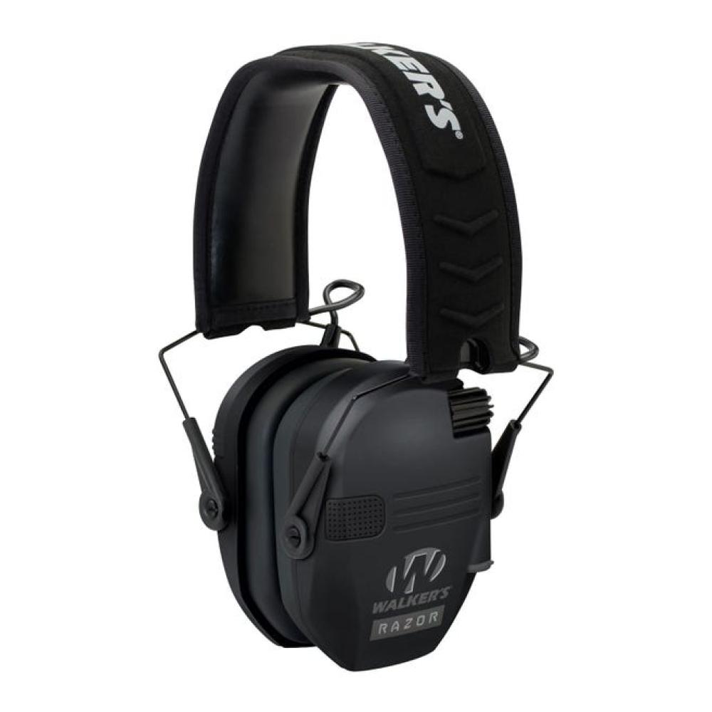 Walkers Game Ear Razor Slim Electronic Muff - 23db - Black