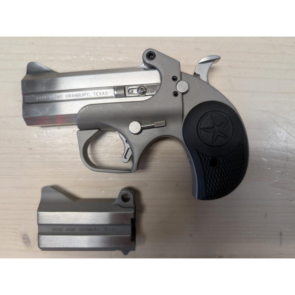 Bond Arms Roughneck Stainless .45 ACP 2.5" 2-Rounds w/ Bond Arm 3.5 inch 45/410 Barrel