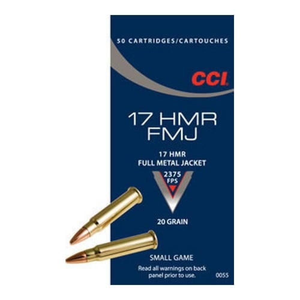 CCI .17HMR 20GR FMJ 50Rds