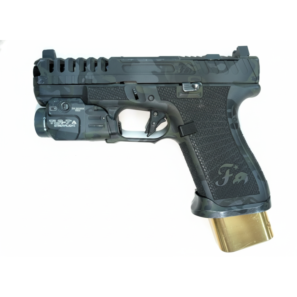 GLOCK 19 FIRING SQUAD CUSTOM BLK W/TLR7A