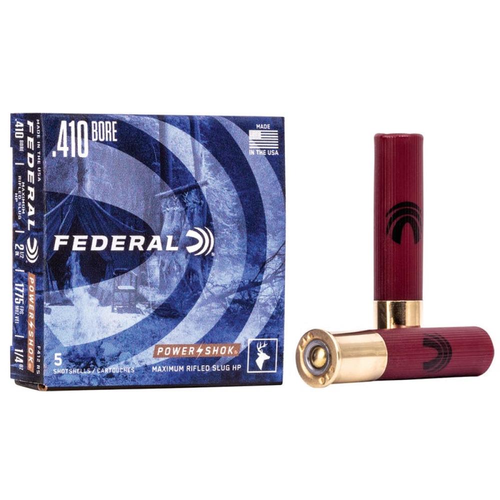 Federal Power-Shok .410 GA 108 Grain Rifled Slug 5-Rounds