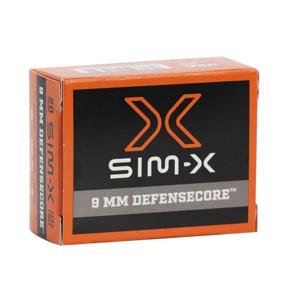 SIM-X Defensecore 9mm Ammo 45 Grain Lead Free Hollow Point