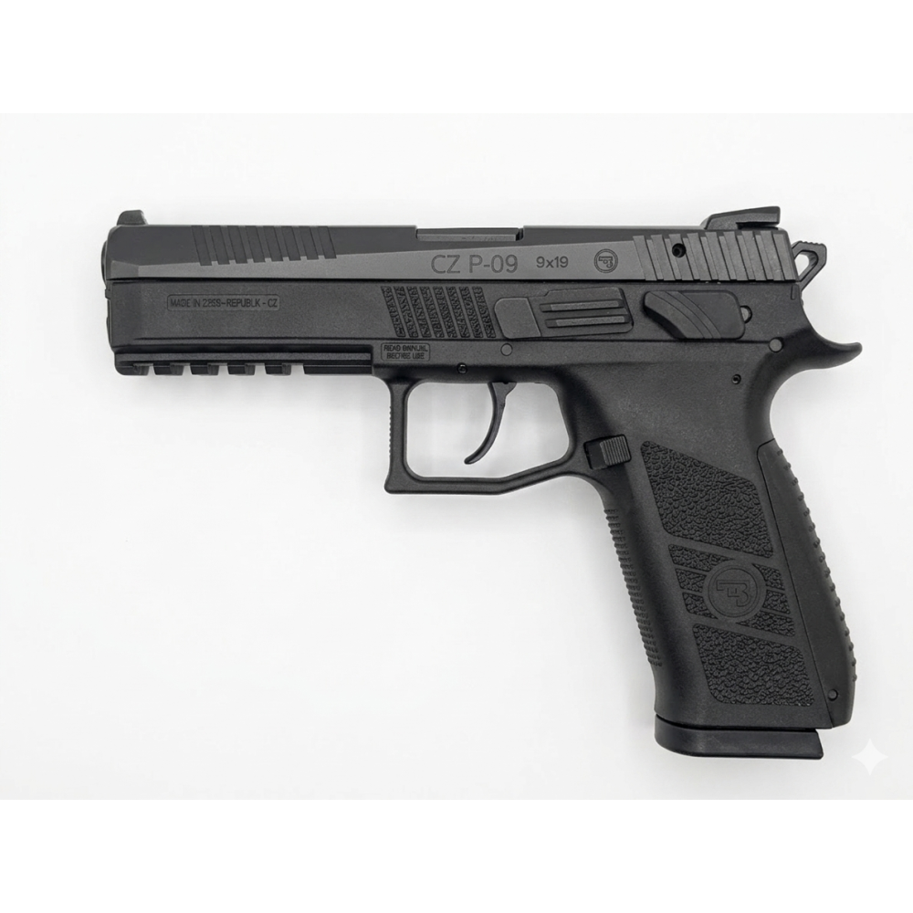 CZ P-09 Duty 9mm Pistol, Black