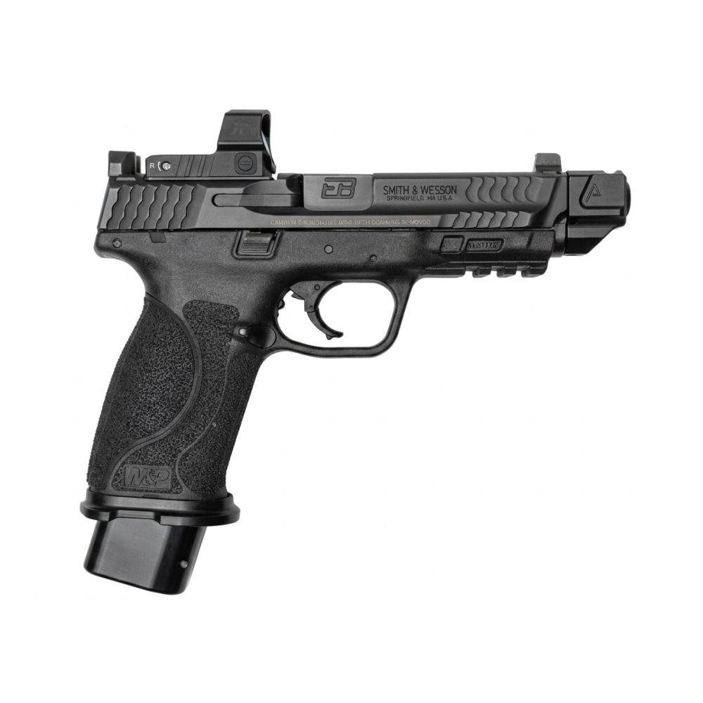Smith and Wesson M&P9 M2.0 Threaded 4.625" Ed Brown Barrel w/ MeCanik MO2 Optic Ready 9mm 21-Rounds