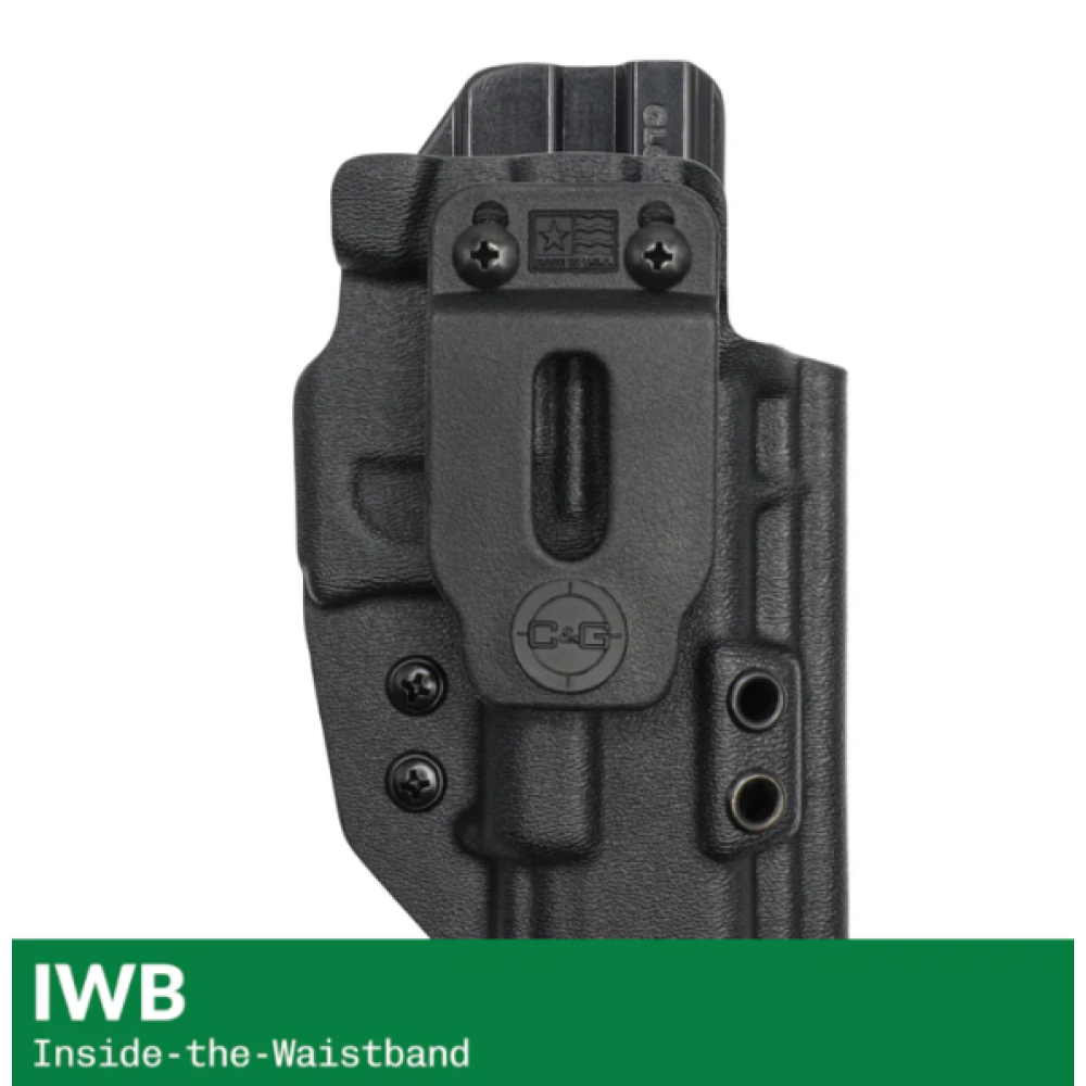 GLOCK 43/X/MOS IWB KYDEX HOLSTER LEFT HAND