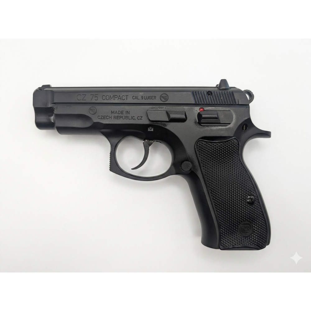 CZ 75 Compact 9mm 3.75" Barrel 14-Rounds