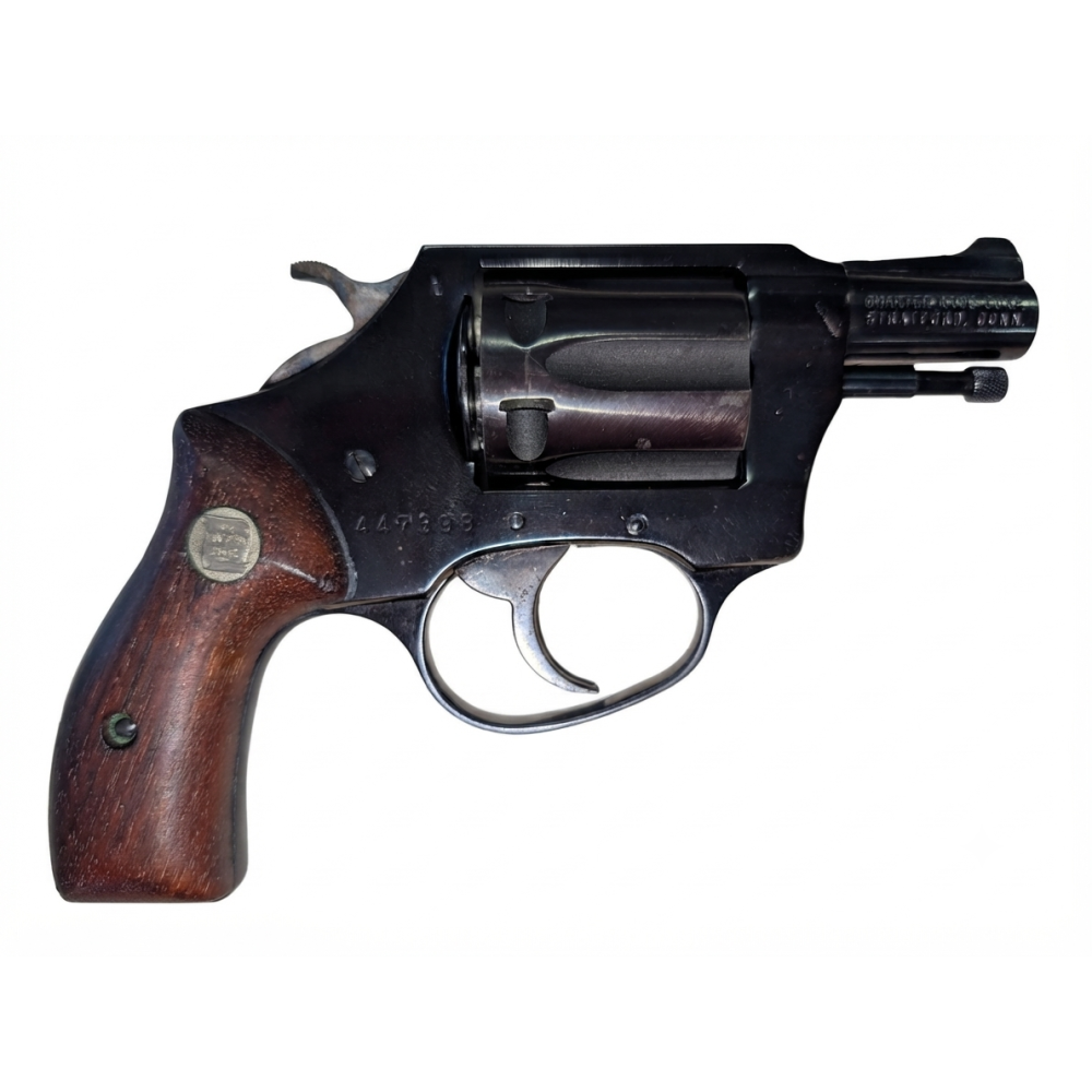 CHARTER ARMS UNDERCOVER 32 ACP REVOLVER BLUED/WOOD