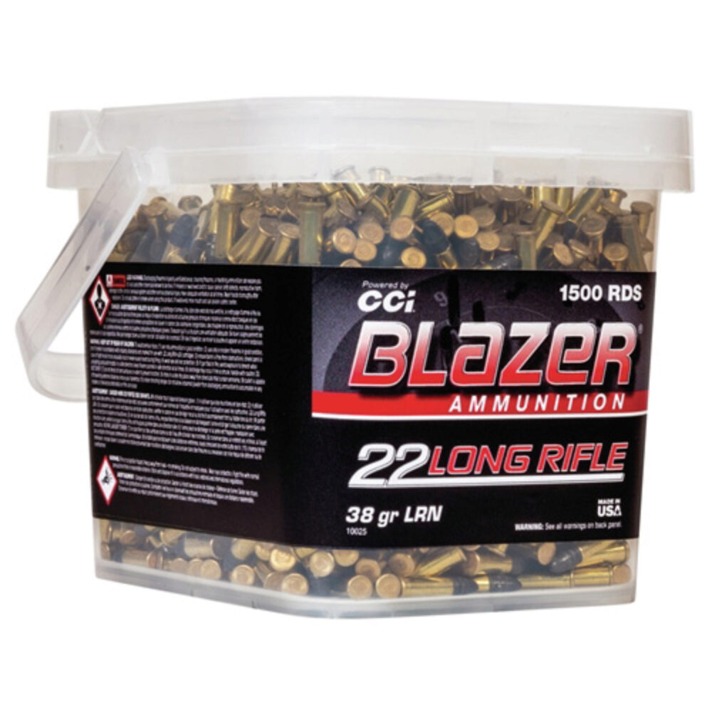 CCI Ammunition Blazer .22 LR 38 Grain 1500-Rounds LR