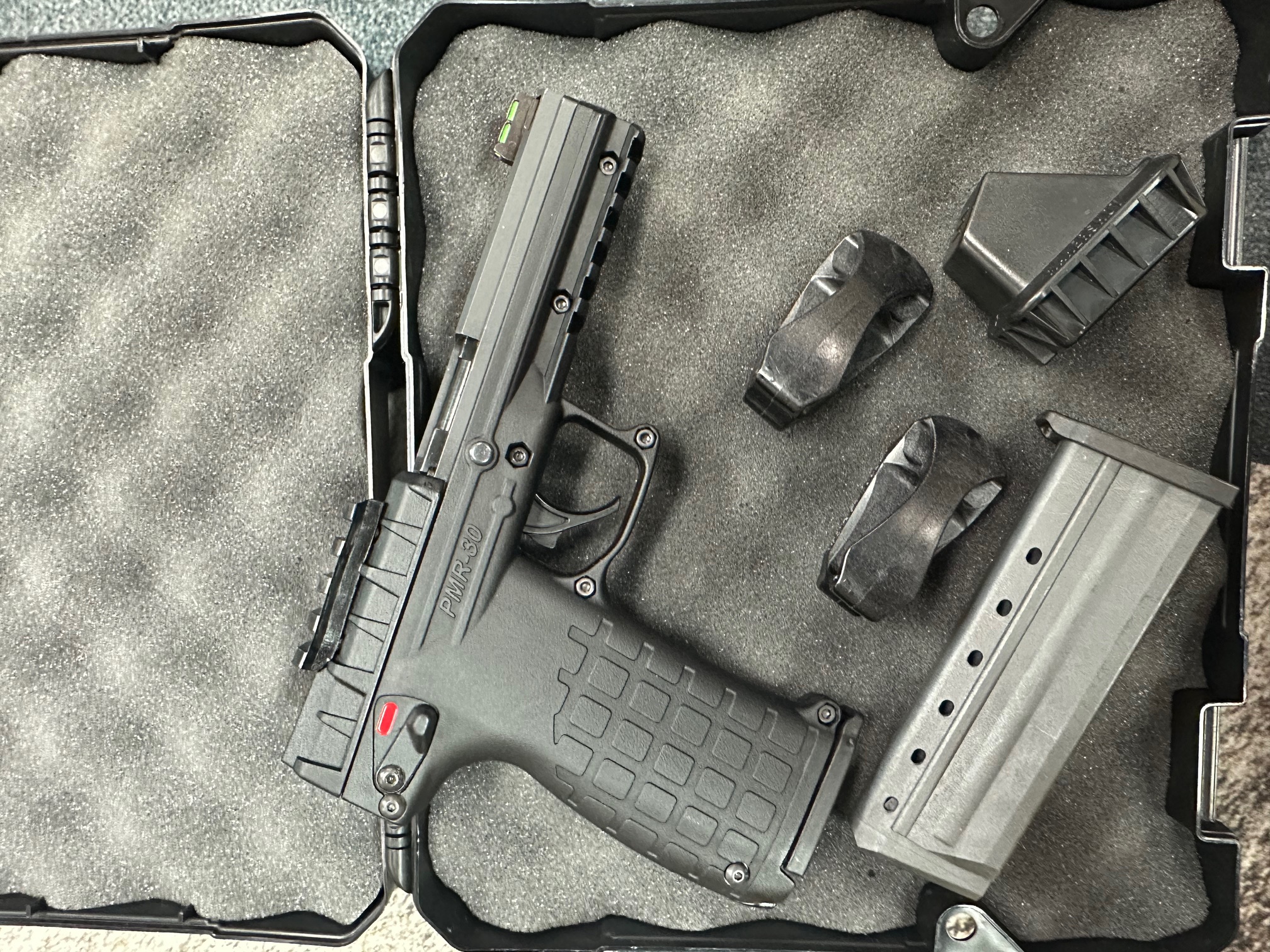 USED KEL-TEC PMR-30 .22WMR WITH CASE, 2 MAGS, RAIL, SPEEDLOADER ACCESSORIES-img-0
