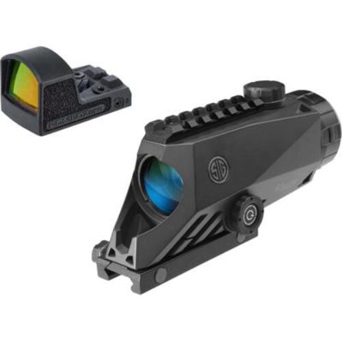 Sig Sauer Electro-Optics SOB44005 Bravo4 Battle Pack Black 4x 32mm Red Illuminated Horseshoe Dot 5.56/7.62 Reticle Features ROMEOZero & BRAVO4