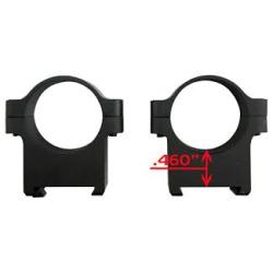 CZ-USA 40010 Scope Ring Set  CZ550/557 Dovetail Low 1 Tube Matte Black Aluminum