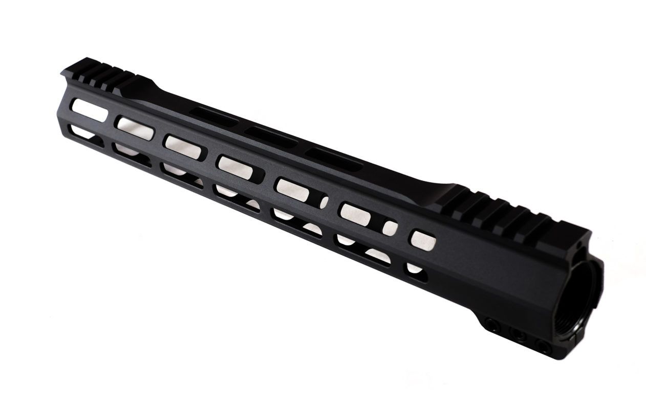 Dirty Bird AR-15 Handguard SMRS Slim M-Lok Rail System V2 12.7 Black-img-1
