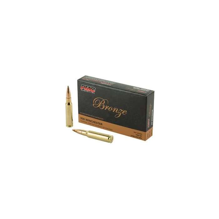 PMC Bronze 308WIN 147GR FMJ BT 20RD Box-img-0