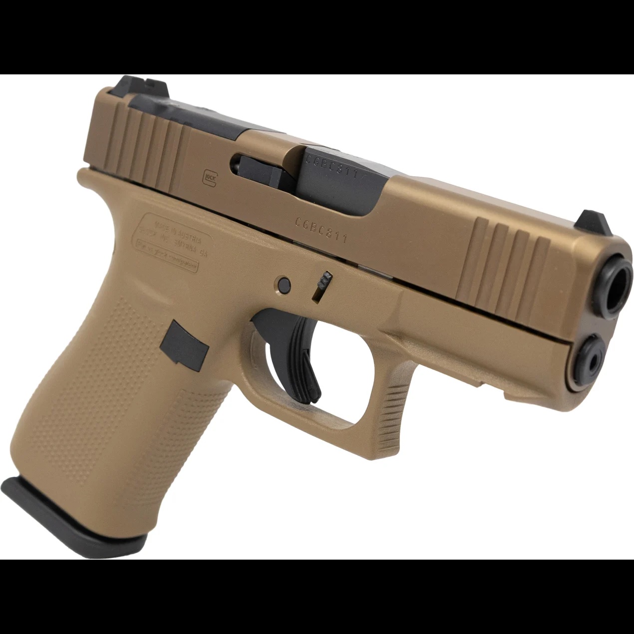 Glock 43X MOS "Davidson's Exclusive" Coyote Brown-img-1