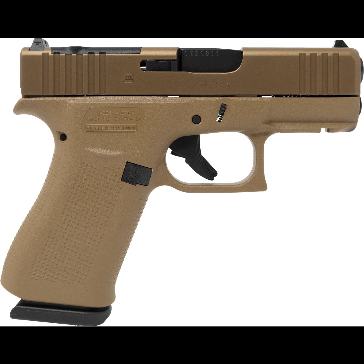 Glock 43X MOS "Davidson's Exclusive" Coyote Brown-img-2