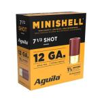 Aguila Minishell Shotshells 12GA 5/8OZ #7.5 25/Box