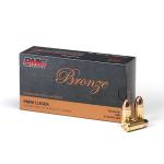 BRONZE 9MM LUGER 124GR FMJ 50RD