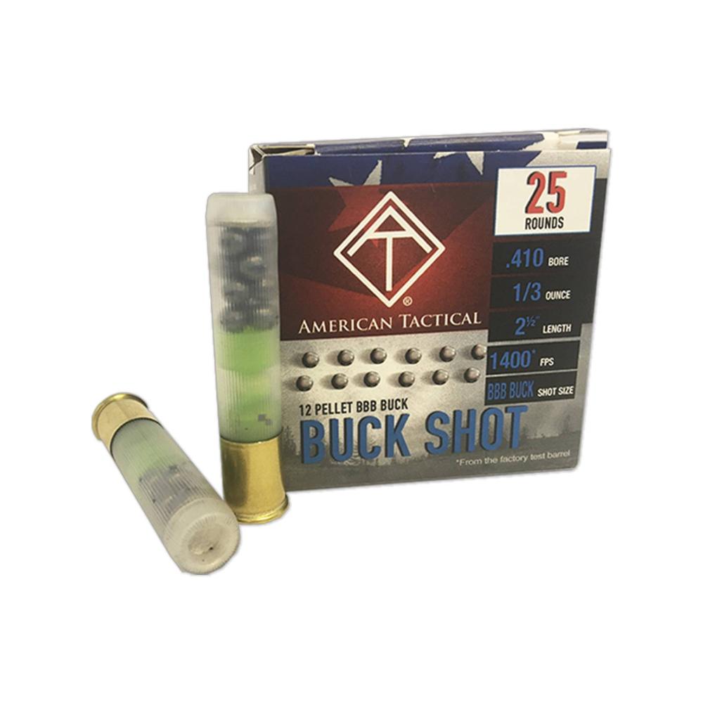 American Tactical 410GA 2 1/2 12 Pellet 000 Buck Shot 25/Box