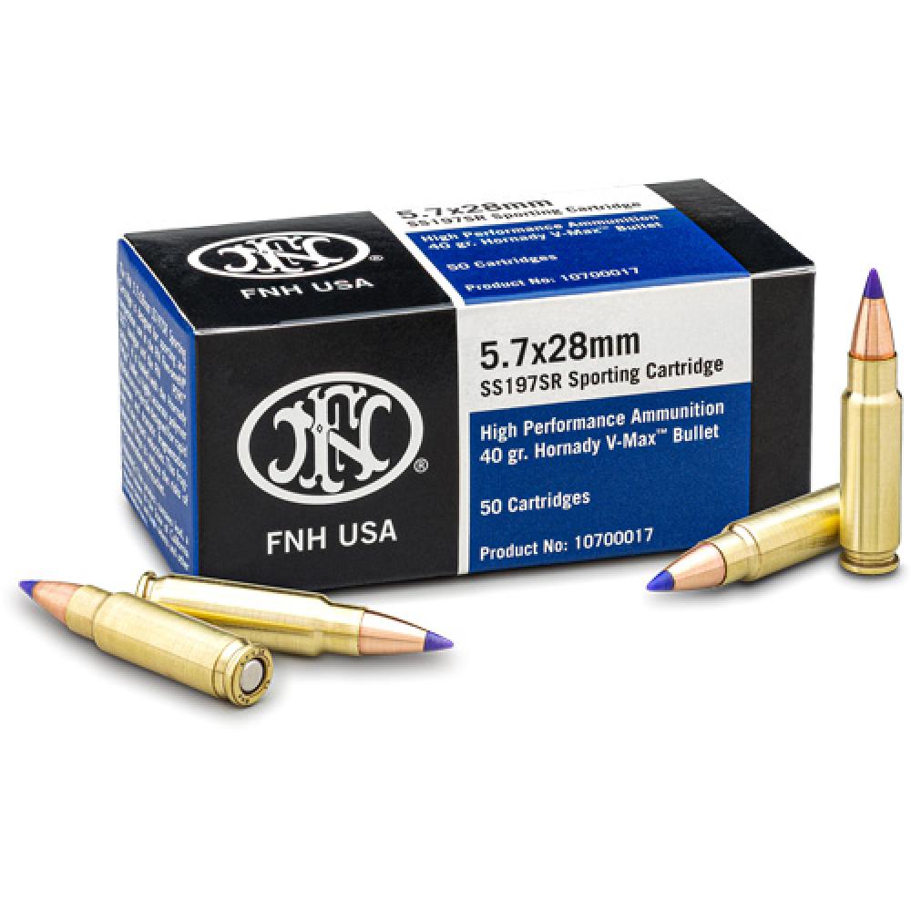 FN 5.7X28 40GR Hornady V-Max 50/Box