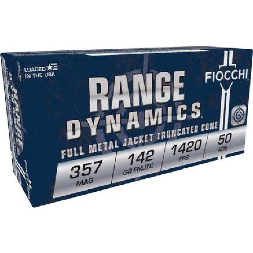Fiocchi 357F Range Dynamics  357 Mag 142 gr 1420 fps FMJ