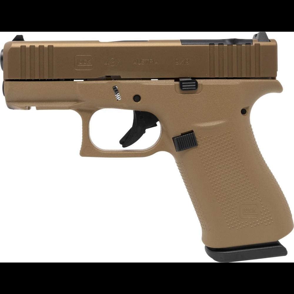 Glock 43X MOS "Davidson's Exclusive" Coyote Brown