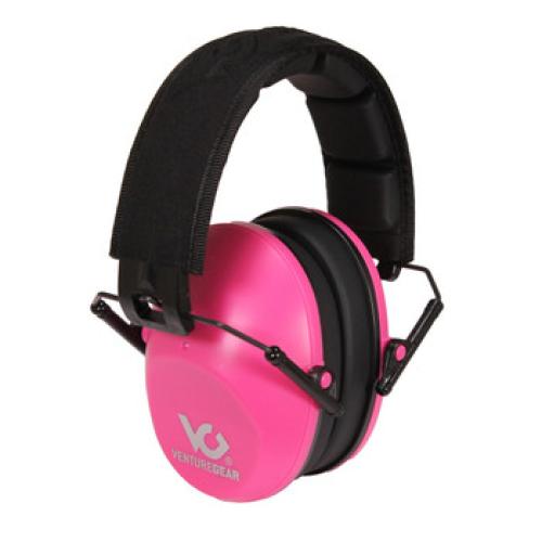 Pyramex Venture Gear VG90-Series Ear Protection, Pink/Black Adult