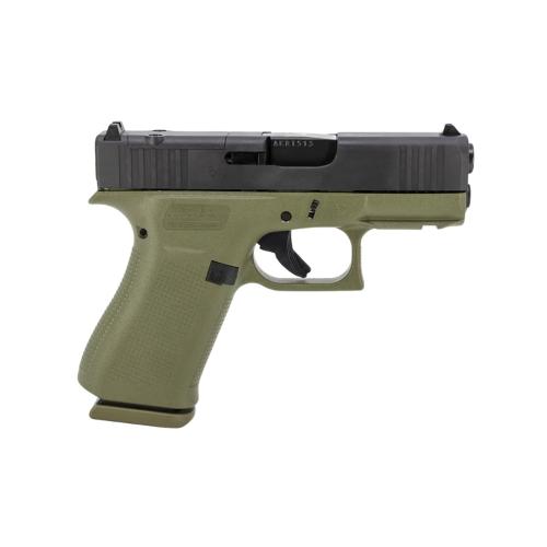 Glock G43X 9mm Battlefield Green Pistol - GUX4350201FRBFG
