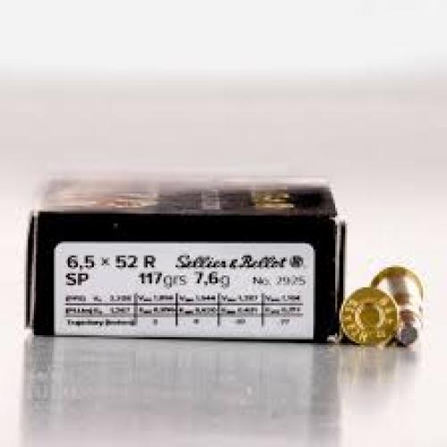 S&B SB6552RA       6.5X52R  117 SP           20/25