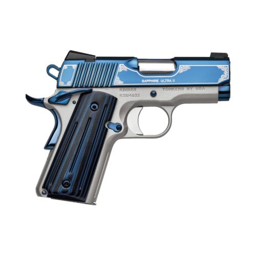 KIMBER SAPPHIRE ULTRA II 9mm HIGH POLISH BRIGHT BLUE PVD PISTOL - 3200273