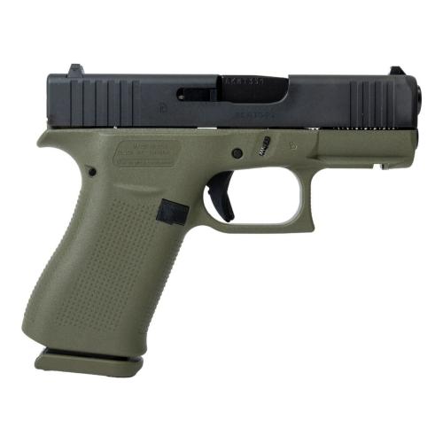 Glock G43X 9mm Battlefield Green Pistol - GUX4350201FRBFG