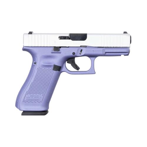 Glock G45 9mm Orchid Satin Aluminum Pistol - ACG-57061 (Striker-Fired)