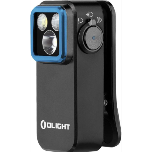 OLIGHT OCLIP Pro BLK with white and red light