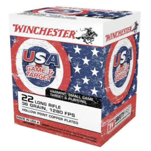 Winchester .22 LR 36 gr CPHP 500 Rounds Ammunition