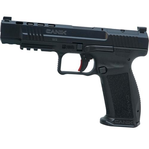 Canik HG6594N Mete SFx 9mm Luger 5.20 20+1,18+1 Overall Black Finish with Serrated Nitride Steel with Optic Cut Slide, Interchangeable Backstrap Grip & Picatinny Rail