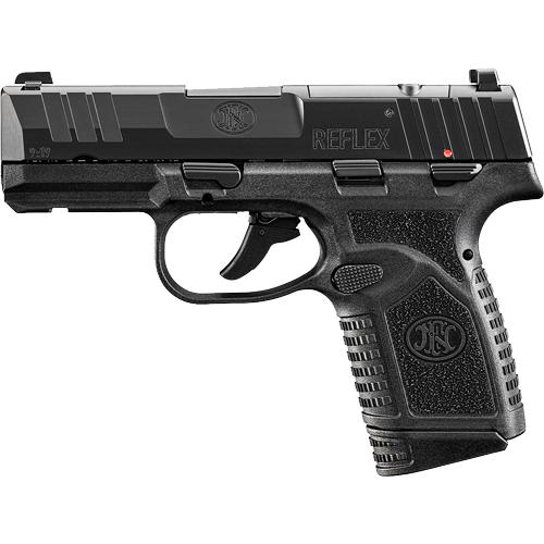 FN REFLEX MRD MS 9MM BLACK PSTL 3.3" 1-11RD 1-15RD
