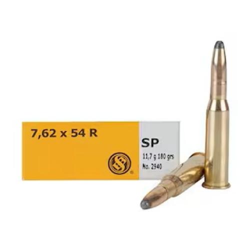 Sellier & Bellot 7.62x54mmR Ammunition 180 Grain FMJ