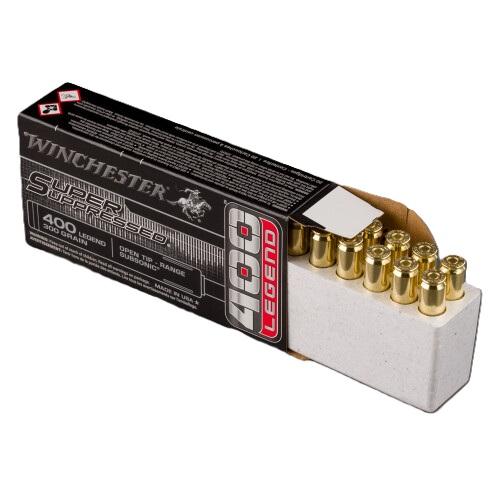 Winchester SUPER SUPRESSED 400 LEGEND 300GR FMJOT 20RDS SUP400
