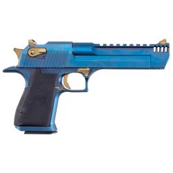 Magnum Res. Desert Eagle Mark XIX .50 AE (Action Express) Blue/Gold Pistol - DE50CBG