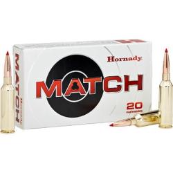 Hornady 81620 Match  6.5 PRC 147 gr, Extremely Low Drag-Match (ELD-M) 20 Per Box/ 10 Cs