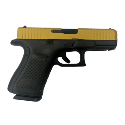 GLOCK APOLLO 19 9MM GOLD SLIDE PISTOL - UPCAHKR075 GLOCK APOLLO 19 9MM GOLD SLIDE PISTOL - UPCAHKR075
