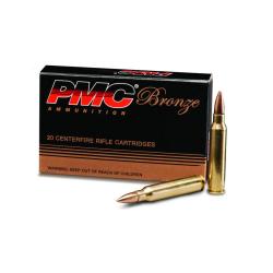 PMC 223A Bronze Target 223 Rem 55 gr Full Metal Jacket Boat-Tail (FMJBT) 20 Per Box
