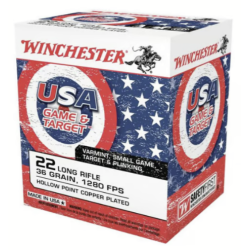 Winchester .22 LR 36 gr CPHP 500 Rounds Ammunition