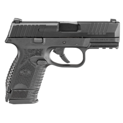 FN 66100815 509 Compact 9mm Luger 3.70 Barrel 12+1 Or 15+1, Matte Black Polymer Frame With Mounting Rail, Matte Black Stainless Steel Slide, No Manual  Safety