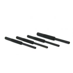 4-Piece Solid Steel, Punch Pin Tool Set, Sizes Include: 1/16