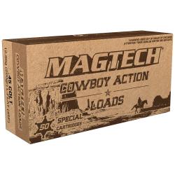 Magtech Cowboy Action .45 Long Colt 200 Grain Lead Flat Nose Centerfire Handgun Ammo
