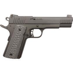 Rock Island 56789 XT Magnum Target 22 Mag 14+1 5 All Black Parkerized Serrated Slide, Steel Frame w/Beavertail, Black G10 Grip