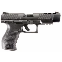 Walther Arms 5100302 PPQ M2 22 LR 12+1 5 Threaded Steel Barrel, Matte Black Tenifer Serrated/Steel Slide, Black Polymer Frame w/Picatinny Rail, Black Polymer Grips